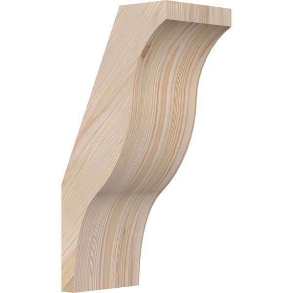 Ekena Millwork 5 1/2"W x 8"D x 16"H Funston Smooth Knee Brace, Douglas Fir BRC06X08X16FST00SDF - main